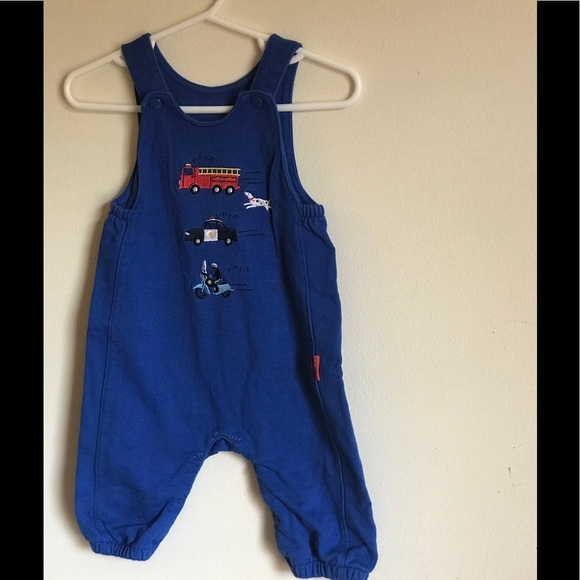 Le Top FirefighterPolice appliqué Cotton Overalls - Picture 7 of 8